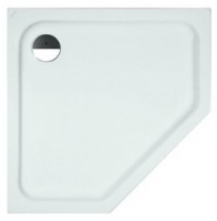 Laufen SOLUTIONS sprchová vanička akrylátová 900x900 mm, pětiúhelník, bílá   H2145020000001
